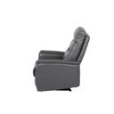 Liliana Recliner - Leather - SL Dark Gray/1re