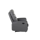 Liliana Recliner - Leather - SL Dark Gray/1re
