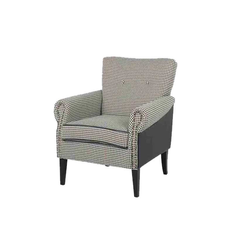 Ayako Arm Chair - Black/White