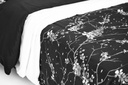 Lotus Black &amp; White Comforter 90&quot;x100&quot; - LI-BW-04B