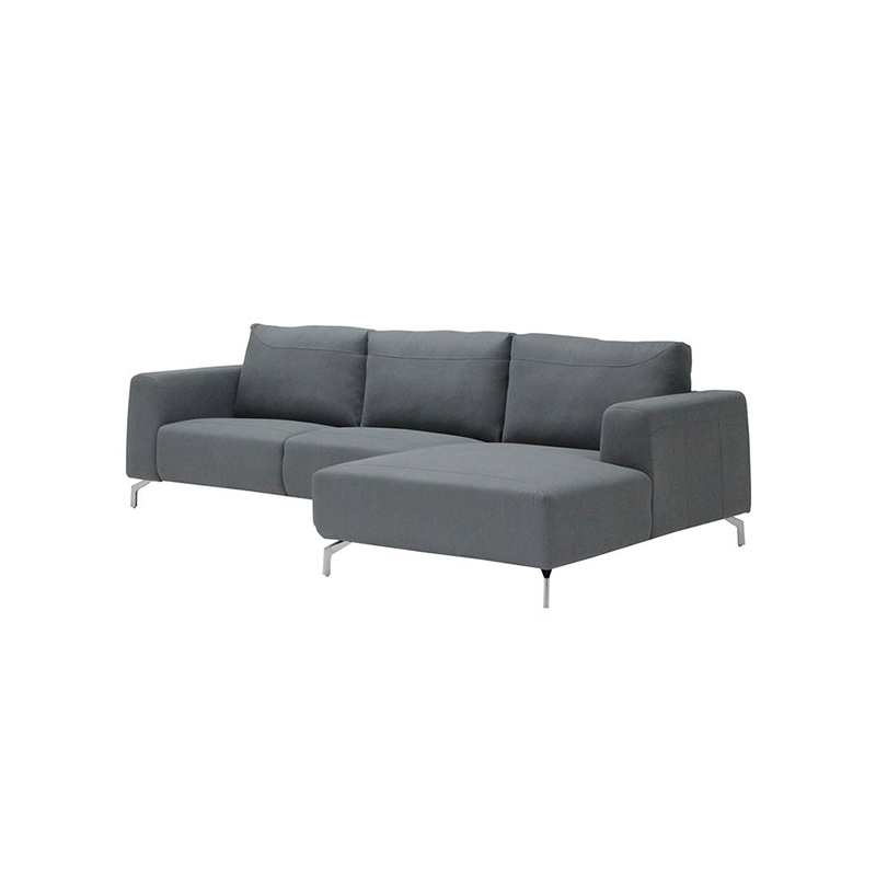 Caranno Sofa - Right Corner Cromium - Dark Grey