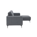 Caranno Sofa - Right Corner Cromium - Dark Grey