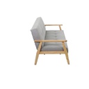Marine Sofabed-Wood/Dark Gray