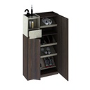 Eva Shoes Cabinet SH80-Royal Acacia/I-Twist