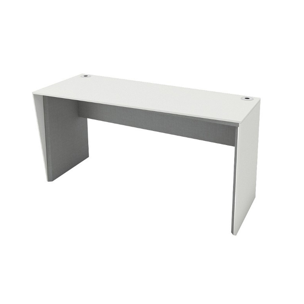 Trapez Desk DK120 White/Grey-Twist