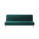 Nars Sofa Bed - Fabric Gold/Green