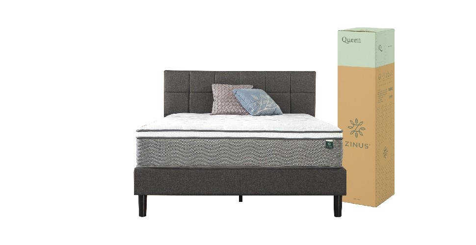 Zinus Jarvis 5ft × 6.5ft- Pocket Spring Mattress - 30 cm