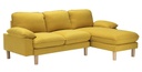 Amola Sofa - Right Corner - Fabric Yellow