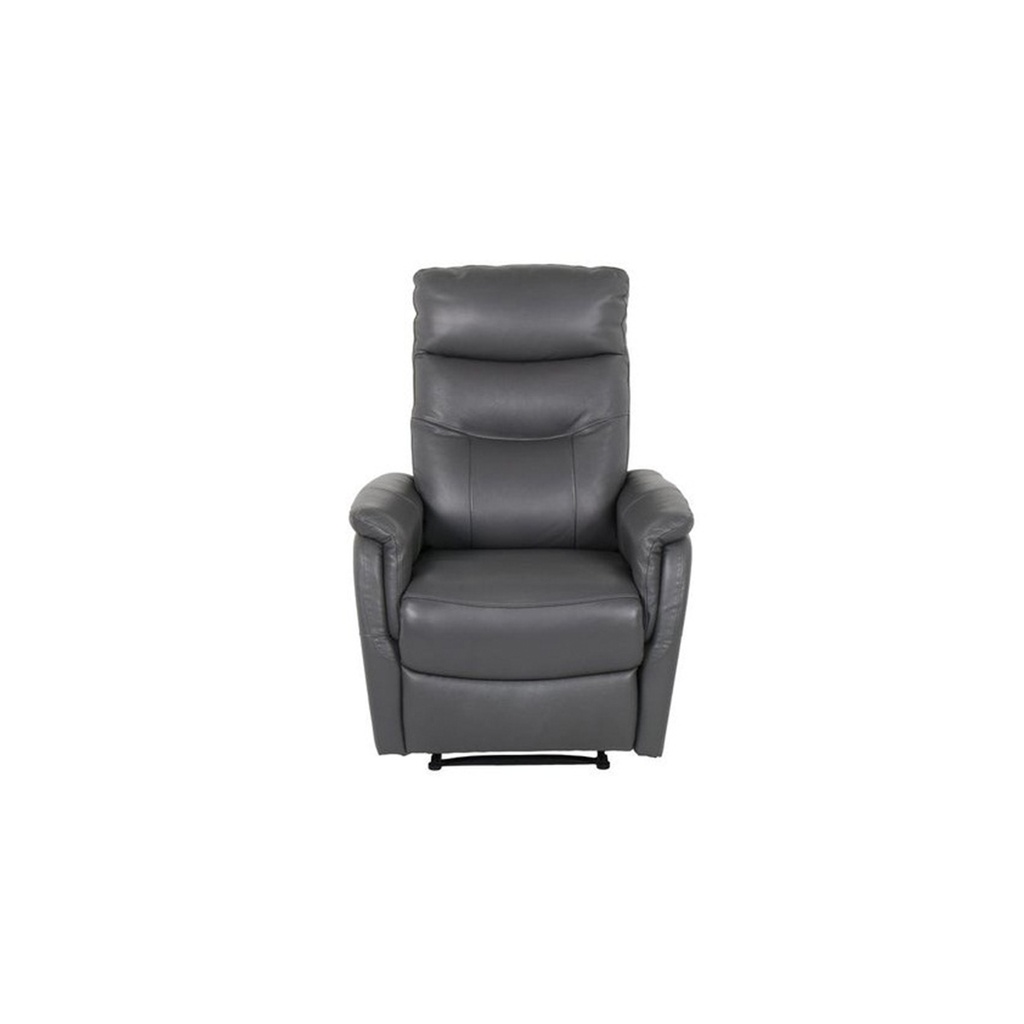 Liliana Recliner - Leather - SL Dark Grey - 1RE