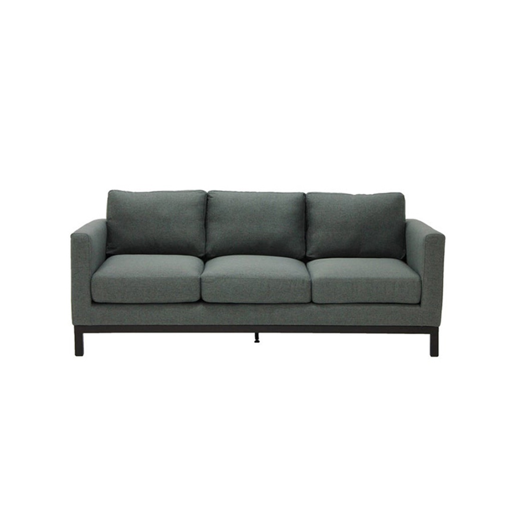 Rocco Sofa-Wood Leg/Dark Grey Fabric 3s