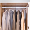 Remus - F Wardrobe WO200 - Solid Oak/White