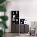 Noir Low Cabinet - C80-40-75cm - Dark Grey