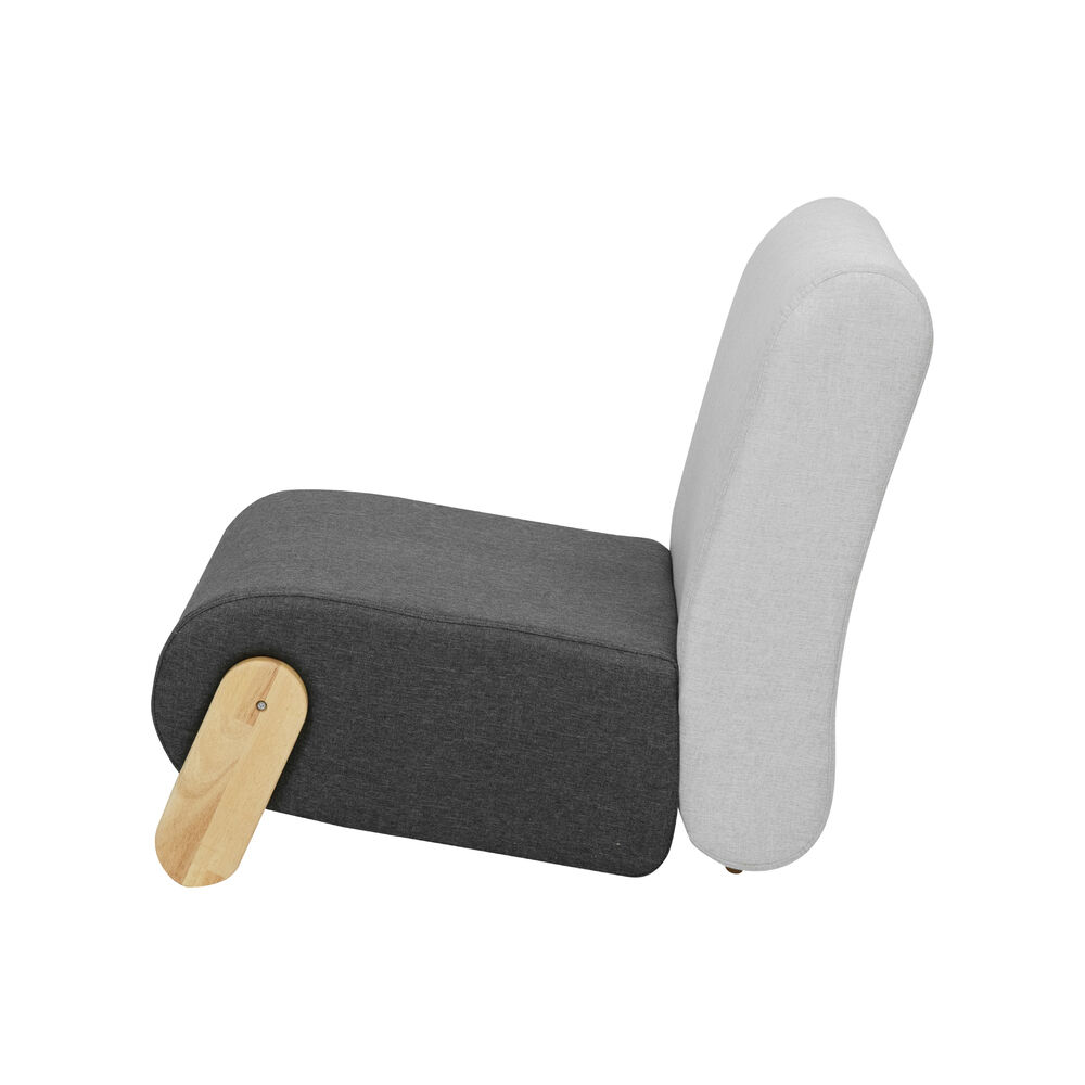 KC-Play Stu Armchair - Light Gray/Dark Gray