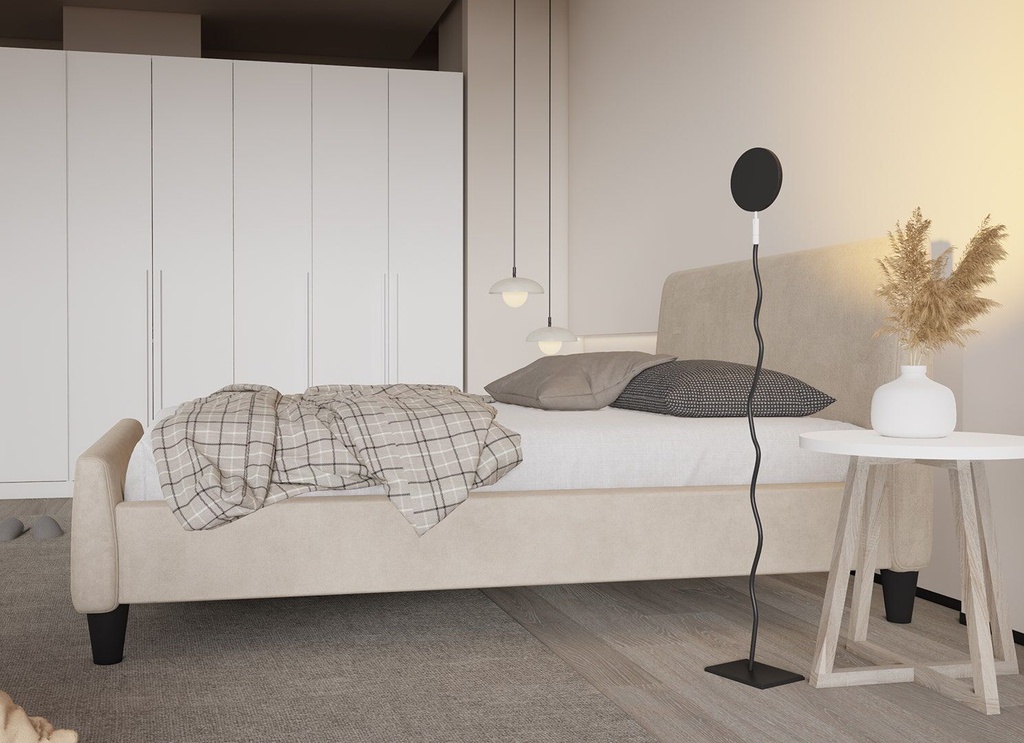 Giffer Bed 5ft-Cream Fabric