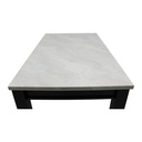 Molina Dining Table A-150 - White Stone/Wenge