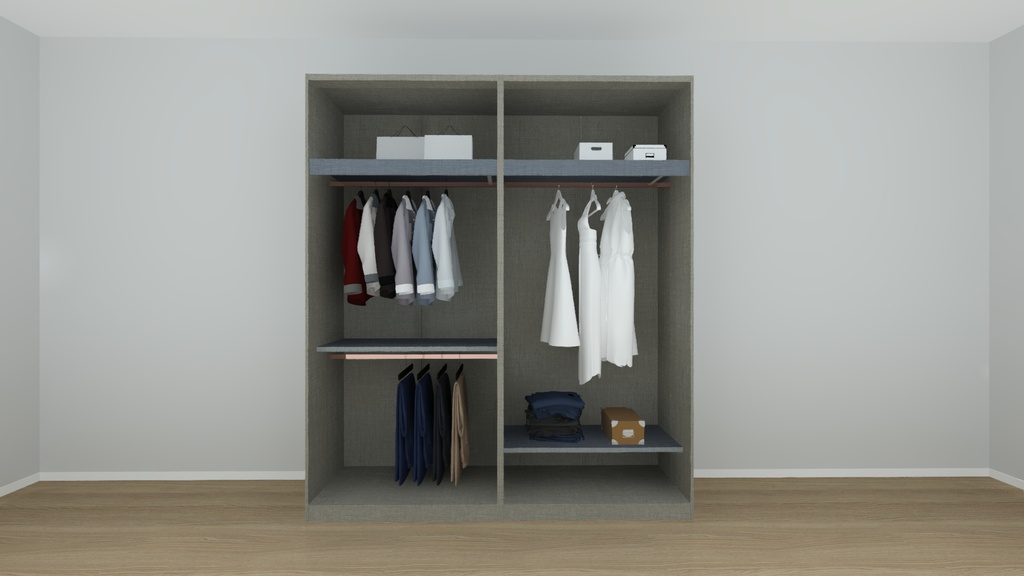 Wardrobe Plus -I@H_250000232:DA-Pink Gold/IVO/TW/Grey,Door:Pink/WH Pearl/Gold MIR