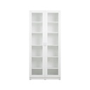 KC-Play /Jobio Tall Cabinet CT80-DE02/White/Clear Glass