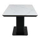 Canbelia Dining Table A180/Black/White Stone Ceramic
