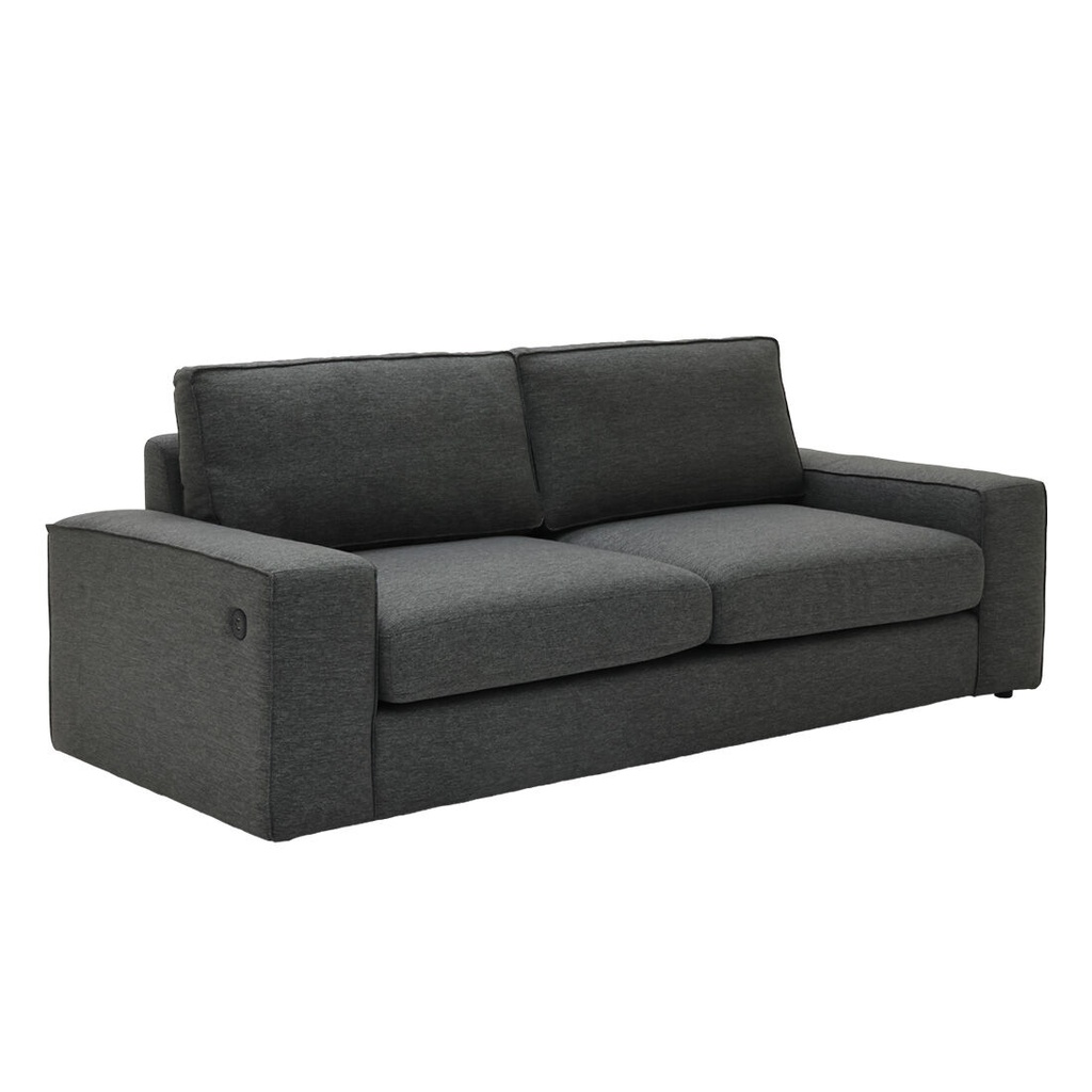 Restly Sofa 3Seater Plastic Leg/Dark Grey/LE