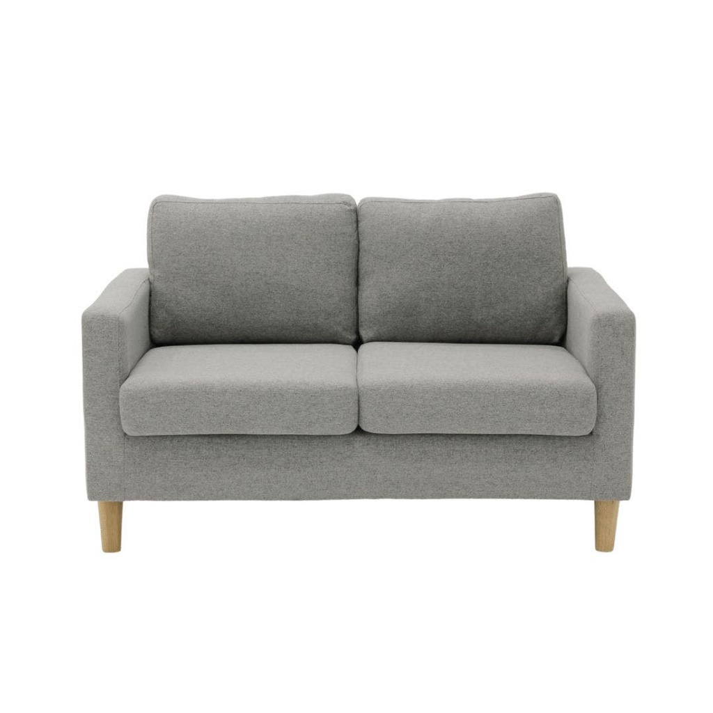 Crazy Sofa 2Seater/Natural Wood Legs/Light Grey