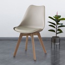Lifely Dining Chair/Beech Grey/SL Grey