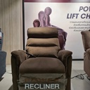 Zika Power Lift Recliner - Brown - 1ERE