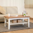 Ganso Coffee Table -White/Claretchery