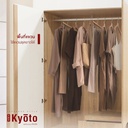 Looms Kyoto Wardrobe -WO120/Solid Oak/White