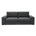 Restly Sofa 3Seater Plastic Leg/Dark Grey/LE