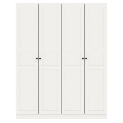 [19209921] Moneta Wardrobe 160cm - White