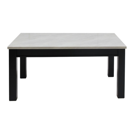[19233741] Molina Dining Table A-150 - White Stone/Wenge