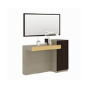 Aureus Sitting Dressing Table 120cm wide (With Mirror) Ivory Twist