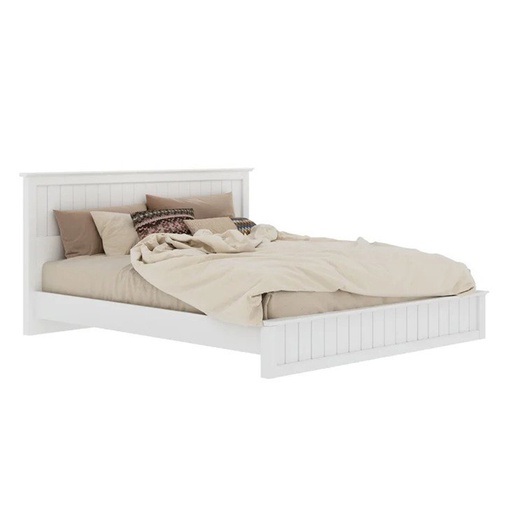 [19209913] Moneta Bed -F Bed 6ft - White