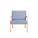 KC-Play Aemes Arm Chair - Lindberg Oak/Grey