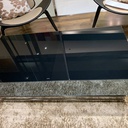 Soliko Coffee Table - Stainless/Glass BL