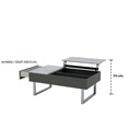 Arcada Coffee Table CF100-CRCT/Grey Linen