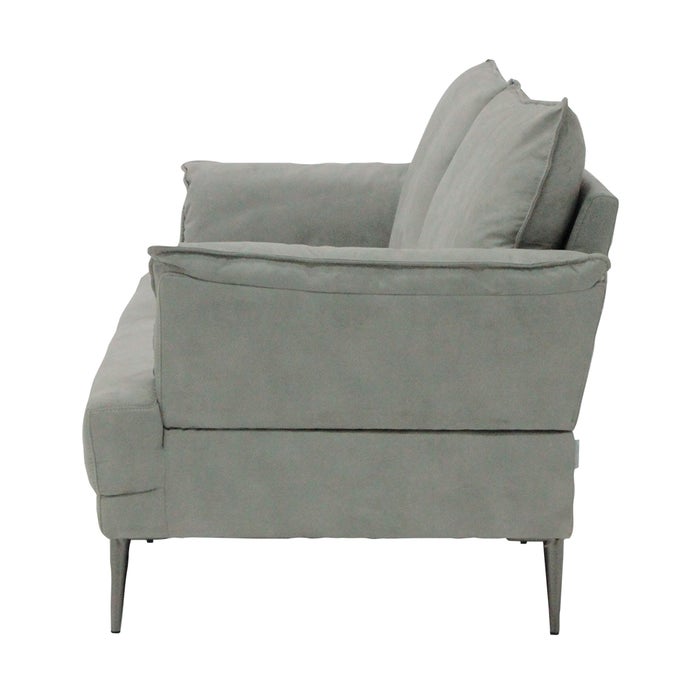 Leeland Sofa 3Seater - Steel Black/ Gray Fabric