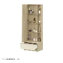 Hannie Dressing Table DT60-Solid Oak/Cream