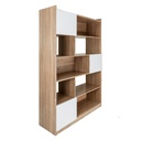 Looms Reina Showcase 120cm-Solid Oak/White