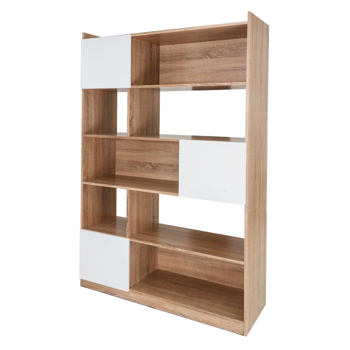 Looms Reina Showcase 120cm-Solid Oak/White