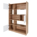 Looms Reina Showcase 120cm-Solid Oak/White