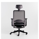 Merryfair Anggun High Back Office Chair - PVC Leather S-Black/B-SM01