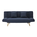 Manner Sofa Bed-Wood Leg / Blue