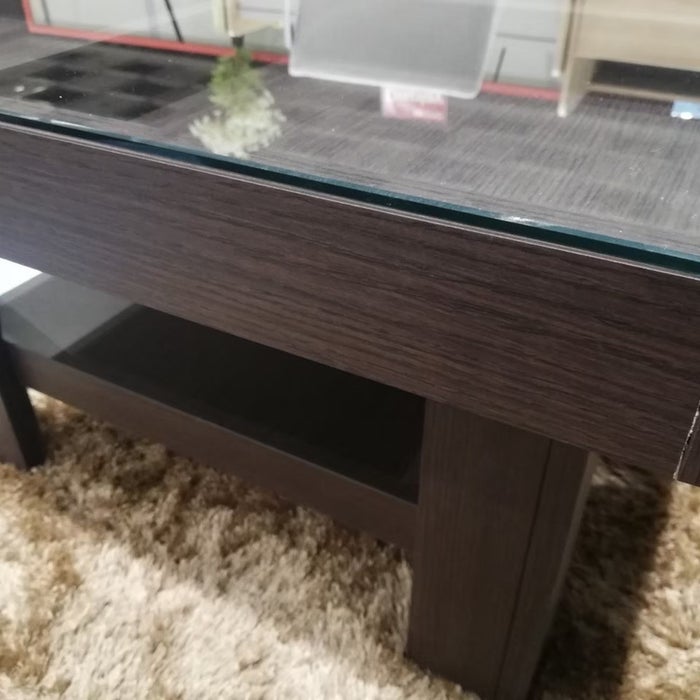 Adorn Coffee Table - Wenge/Glass