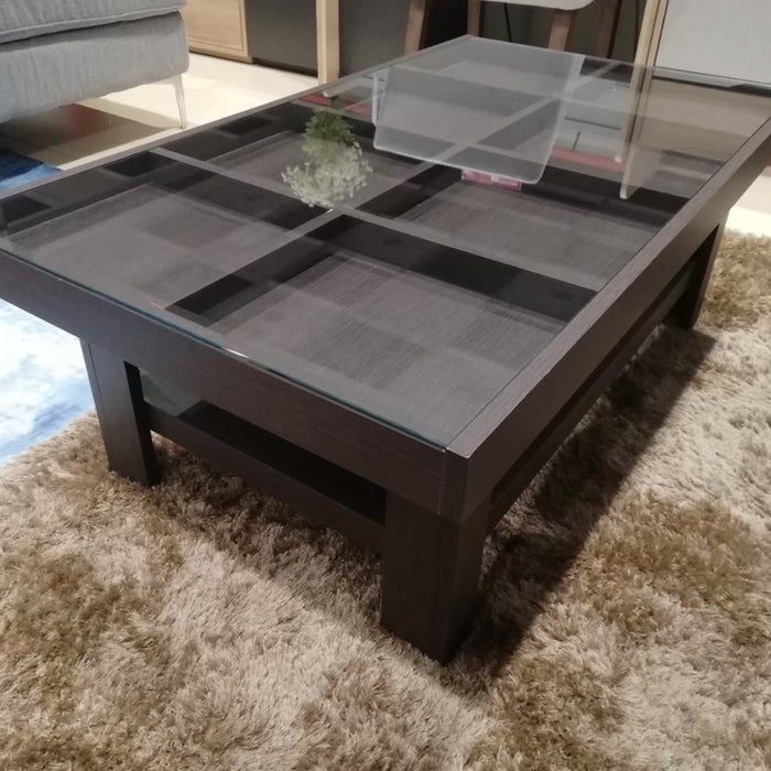 Adorn Coffee Table - Wenge/Glass