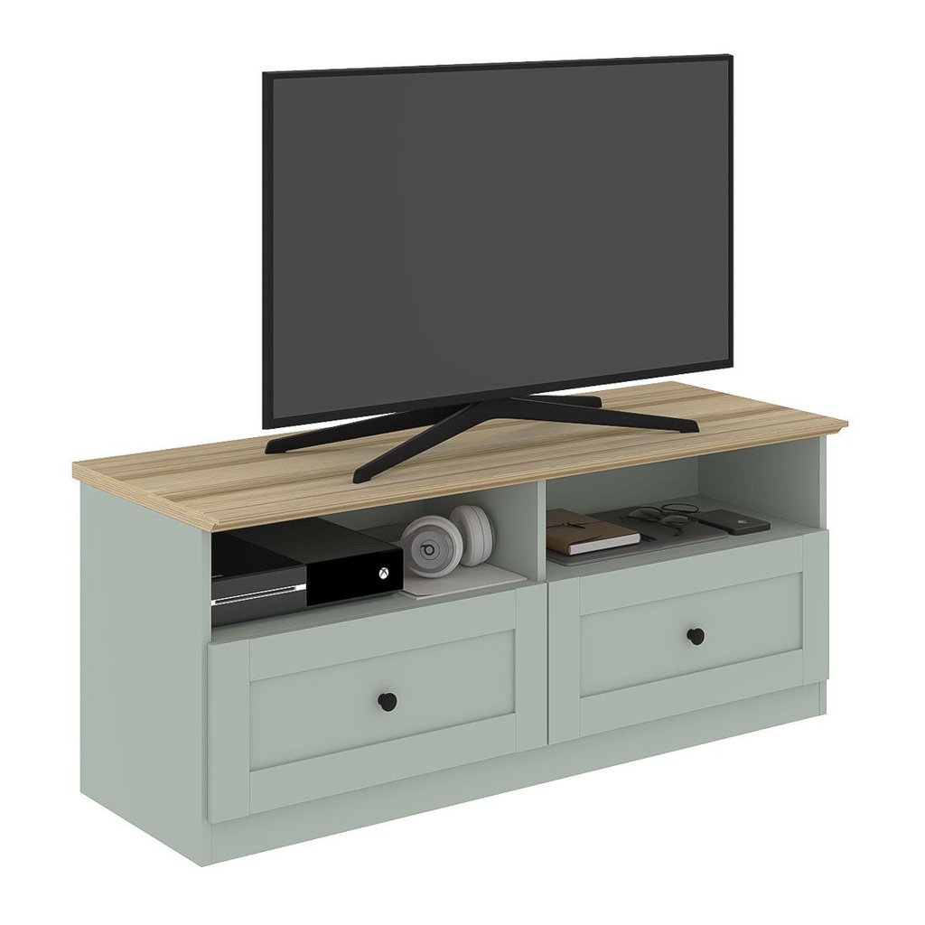 Moneta Sideboard TV120- Ultima Grey/Lindberg Oak