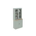 Moneta Tall Cabinet CT80-Ultima Grey/Lindberg Oak