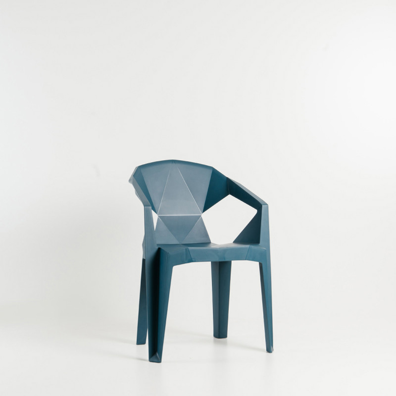 Merryfair Muze Chair - Teal Blue - 94FNAA74H