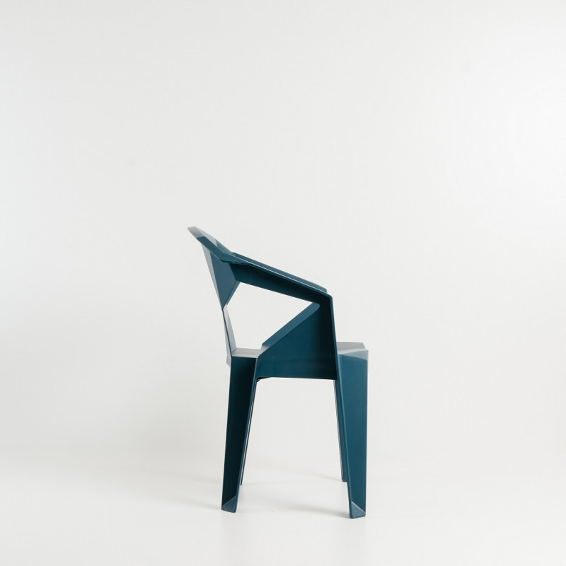 Merryfair Muze Chair - Teal Blue - 94FNAA74H