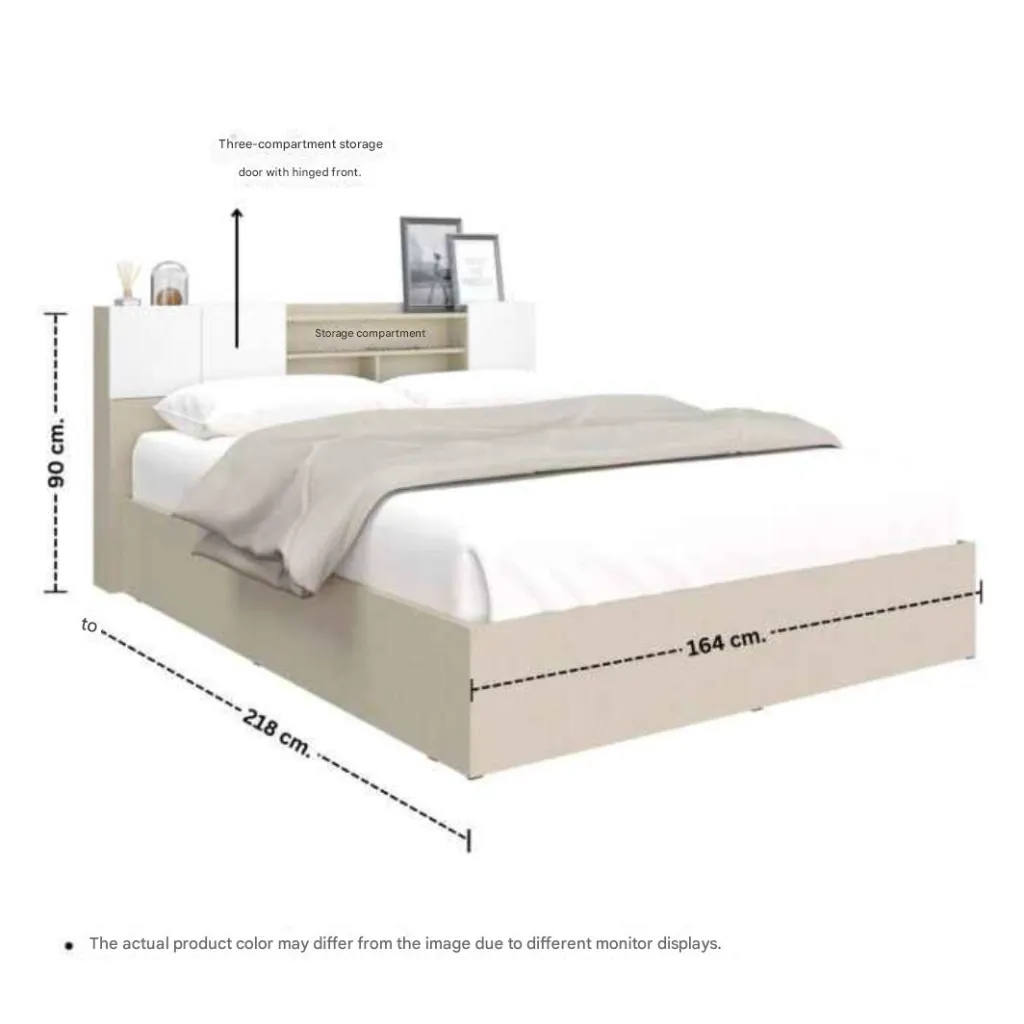 Hollyn Bed 5ft-Ivory/Linen White